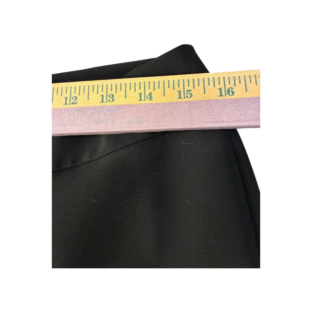 Talbots Petite Black Straight Leg Dress Pants Polyester Blend Size 6P - Picture 3 of 6